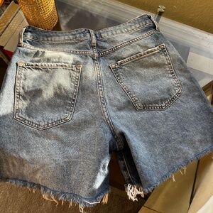 Medium Wash Mom Fit Jean Shorts